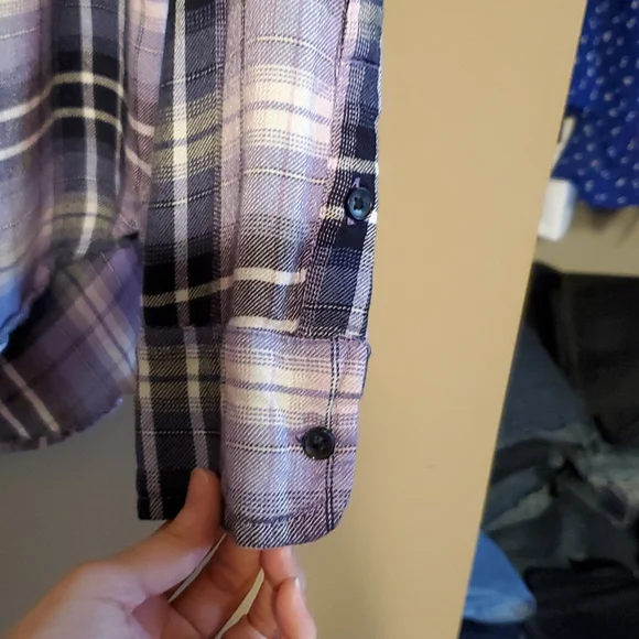 Lucky Brand Flannel Top - Picture 4 of 7